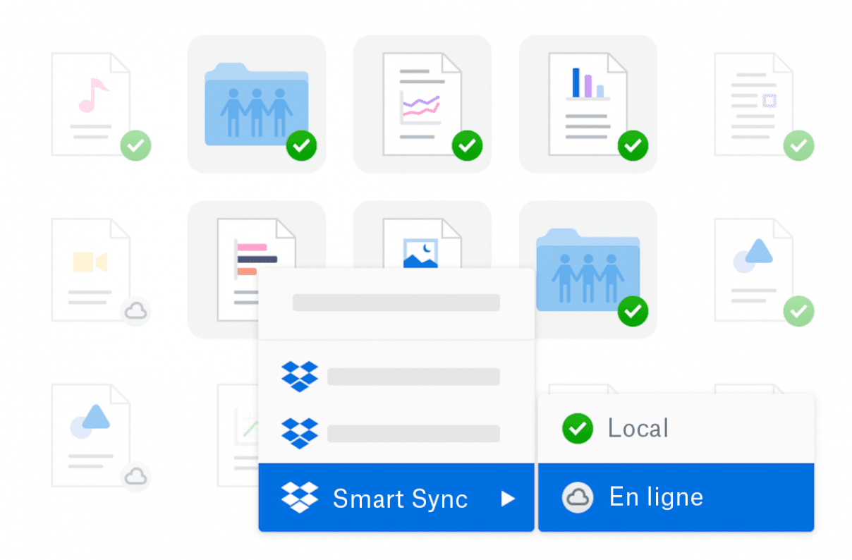 dropbox business sync icons key